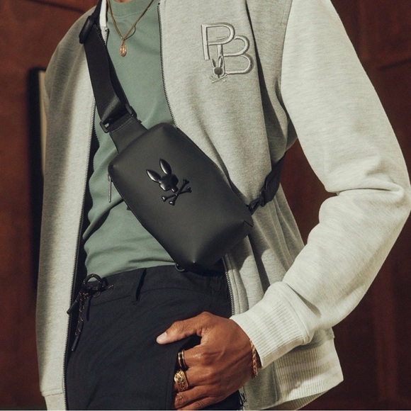 Psycho Bunny rubberized crossbody bag - Picture 9 of 9